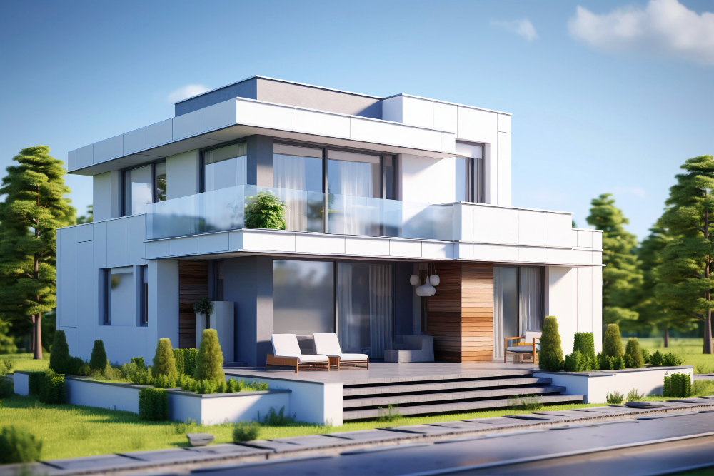 Modern Duplex House